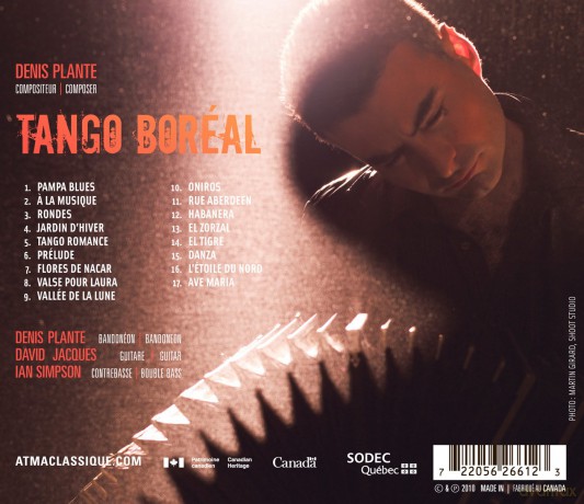 Denis Plante: Tango Boreal: Music for Bandonean [CD]