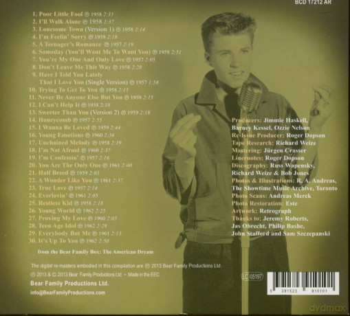 Ricky Nelson: The Ballads Of Ricky Nelson [CD]