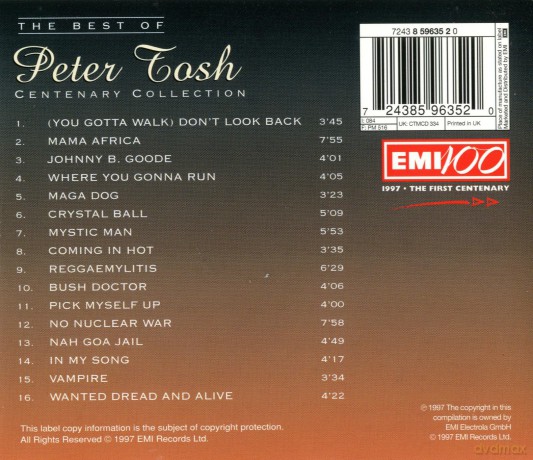 Peter Tosh: The Best Of [CD]