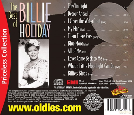 Billie Holiday: The Best of Billie Holiday [CD]