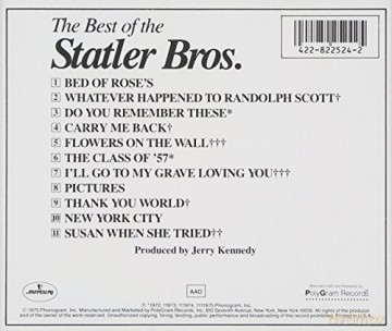 Statler Brothers: The Best of the Statler Bros. [CD]