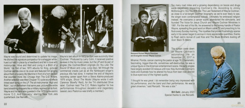 Wayne Cochran: The Bigger The Pompadour - His Complete Recordings From 1959-1966 [2CD]
