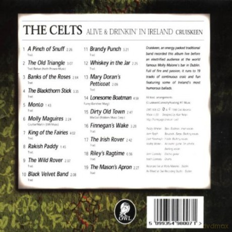 Celts: The Celts - Alive And Drinkin' In Ireland [CD]