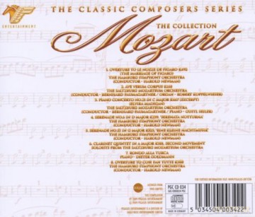 Wolfgang Amadeus Mozart: The Classic Composers Series [CD]