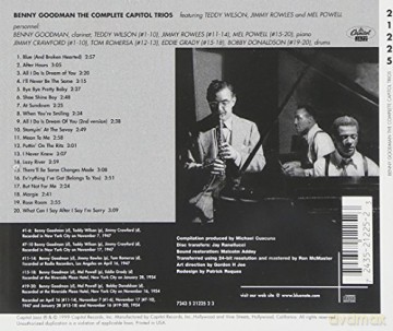 Benny Goodman: The Complete Capitol Trios [CD]