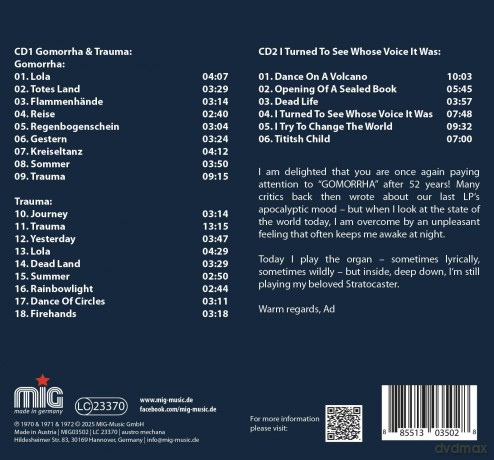Gomorrha: The Complete Recordings [CD]