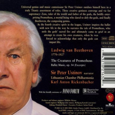 Ludwig Van Beethoven: The Creatures Of Prometheus [CD]
