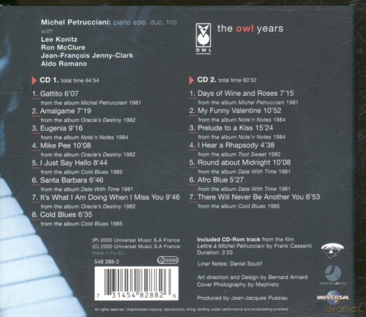 Michel Petrucciani: The Days of Wine and Roses: The Owl Years 1981-1985 [2CD]