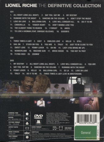 Lionel Richie: The Definitive Collection: +Dvd [3CD]