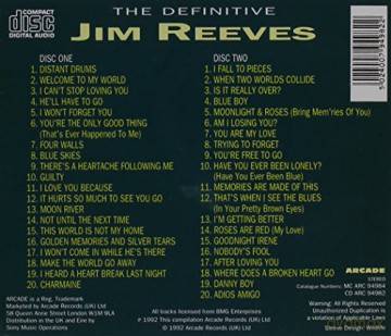 Jim Reeves: The Definitive Jim Reeves [CD]
