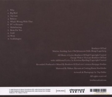 Brothers of End: The End [CD]