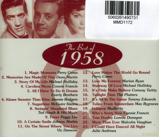 Perry Como: The Golden Age Of Popular Songs - The Best Of 1958 [CD]