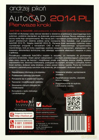 Autocad 2014 Pl Pierwsze Kroki - Andrzej Pikoń [KSIĄŻKA]