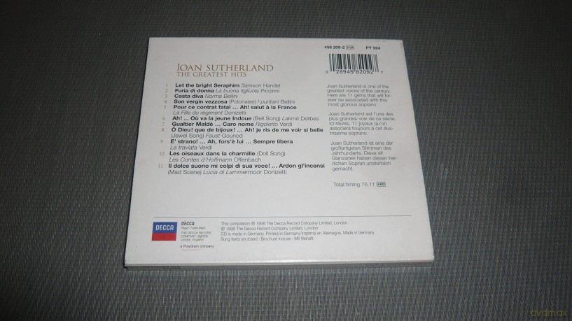 Joan Sutherland: The Greatest Hits [CD]