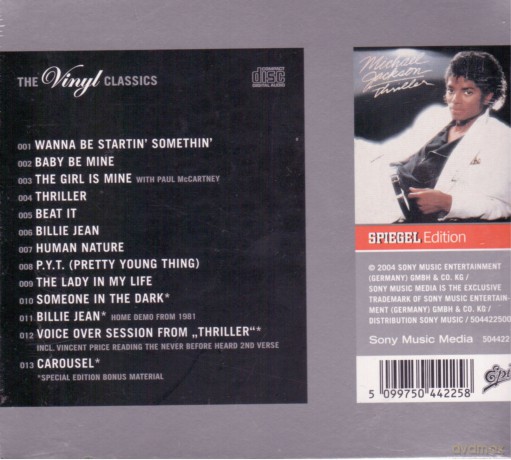 Thriller (Vinyl Cl.) [CD]