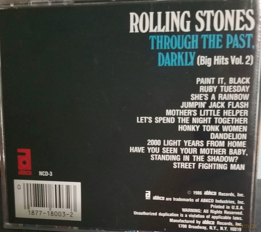 Through the Past Darkly [CD]
