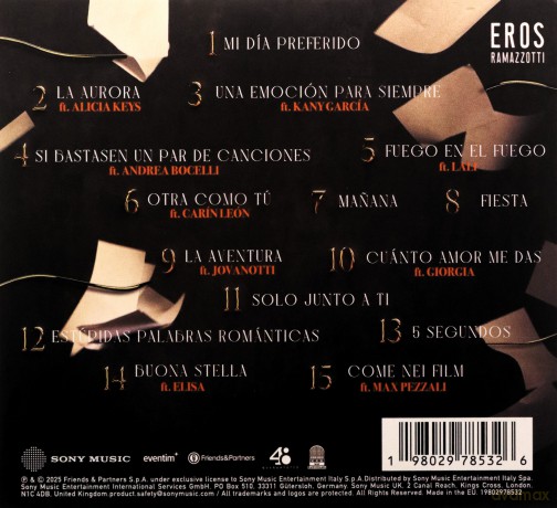 Eros Ramazzotti: Una Historia Importante (Deluxe) [CD]