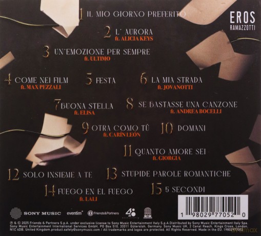 Eros Ramazzotti: Una Storia Importante (Deluxe) (Italian Version) [CD]