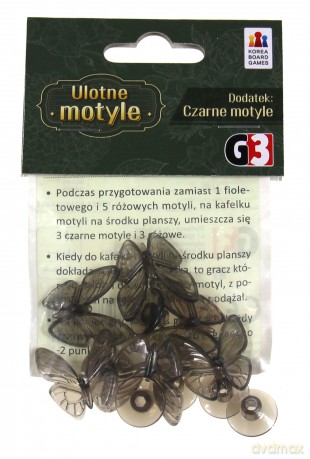 Ulotne motyle: dodatek Czarne motyle [GRA PLANSZOWA]