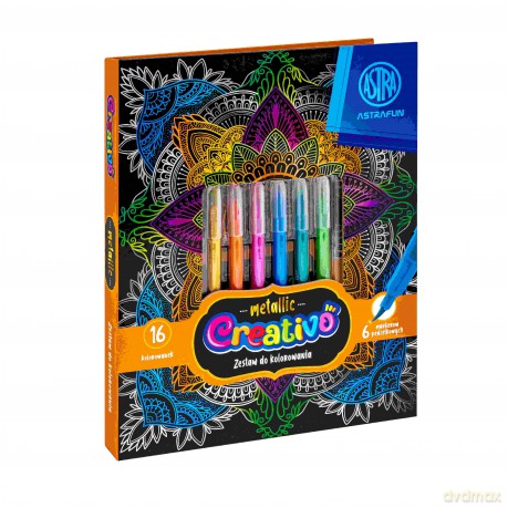 Zestaw do kolorowania Astrafun Mandala Art
