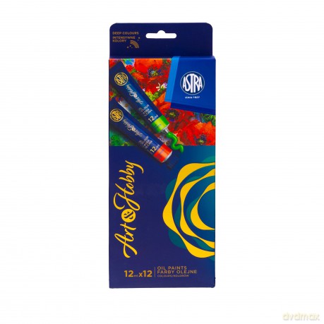 Zestaw farb olejnych Astra Art&Hobby 12x12ml