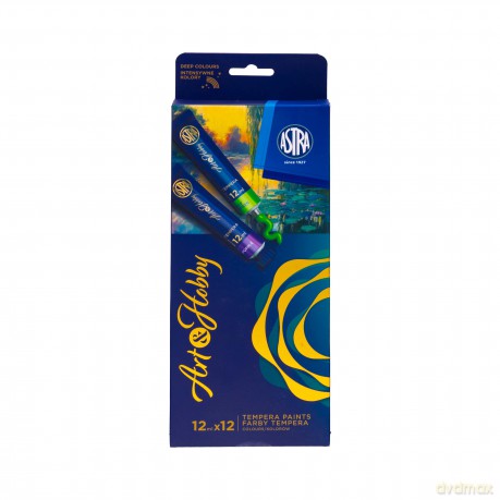 Zestaw farb tempera Astra Art&Hobby 12x12ml