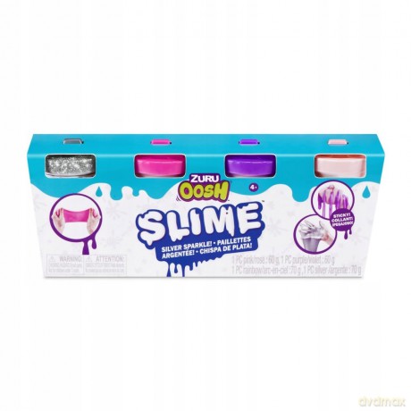 Zestaw 4 Tuby Zuru Oosh Slime