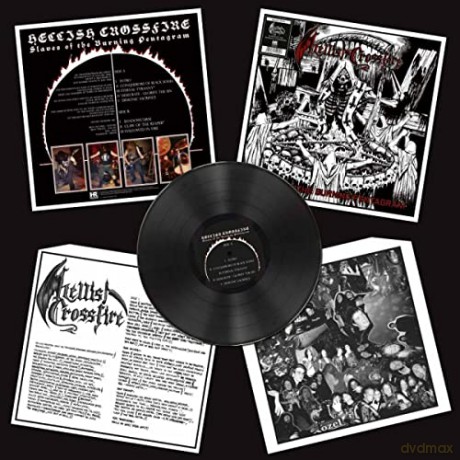 Hellish Crossfire: (Black) Slaves Of The Burning Pentagram [Winyl]