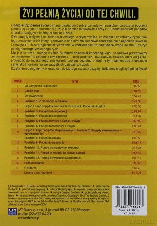 Cd Mp3 Energia Żyj Pełnią Życia - Burchard Brendon [CD]