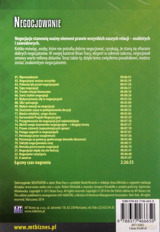 Cd Mp3 Negocjowanie - Brian Tracy [CD]