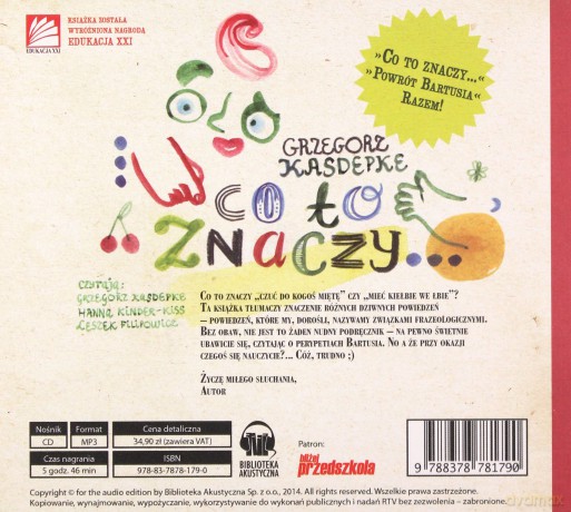 Co To Znaczy - Grzegorz Kasdepke [CD]