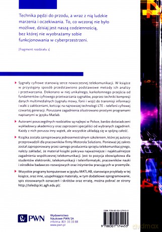Cyfrowe Przetwarzanie Sygnałów W Telekomunikacji Tw - Opracowanie Zbiorowe [KSIĄŻKA]