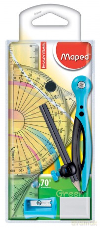 Cyrkiel Maped Essentials Plastikowy Zestaw 8szt [SZKOŁA]