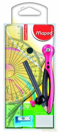 Cyrkiel Maped Essentials Plastikowy Zestaw 8szt [SZKOŁA]