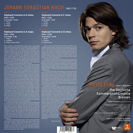 David Fray: Bach: Keyboard Concertos [2xWinyl]