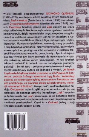 Ćwiczenia Stylistyczne - Raymond Queneau [KSIĄŻKA]