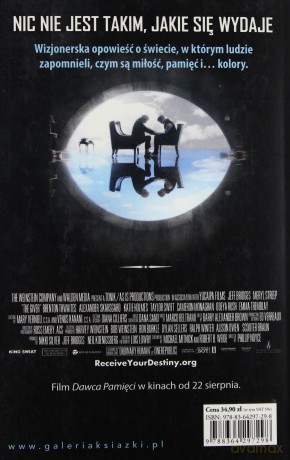 Dawca Okładka Filmowa - Lois Lowry [KSIĄŻKA]