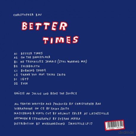 Christopher Rau: Better Times [Winyl]
