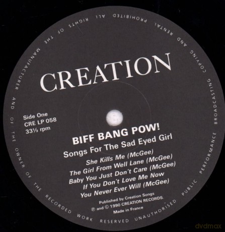 Biff Bang Pow-Songs For The Sad Eye Girl [Winyl]