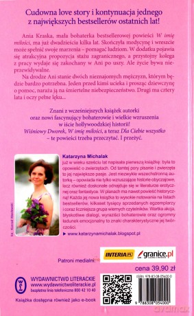 Dla Ciebie Wszystko Tw - Katarzyna Michalak [KSIĄŻKA]