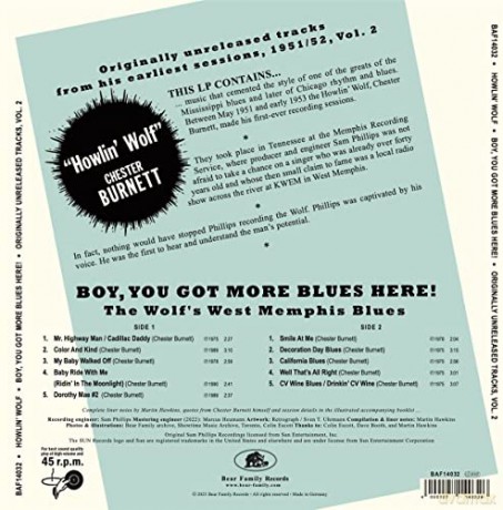 Howlin Wolf: Boy You Got More Blues Here [Winyl]