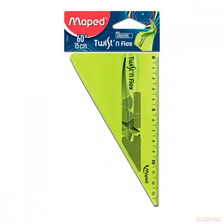 Ekierka Maped Twist''N Flex 15cm Niełamliwa [SZKOŁA]