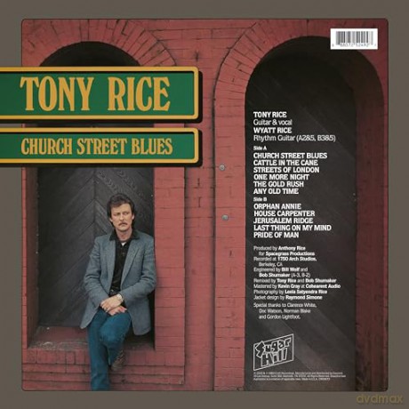 Tony Rice: Church Street Blues [Winyl]