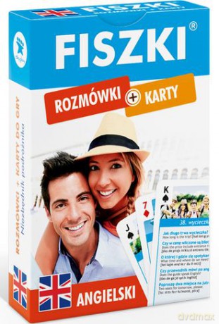 Fiszki Rozmówki Angielskie + Karty Do Gry - Kinga Perczyńska [KSIĄŻKA]