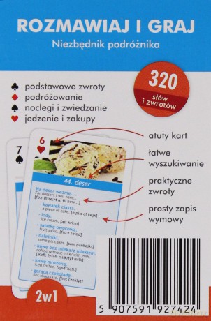 Fiszki Rozmówki Angielskie + Karty Do Gry - Kinga Perczyńska [KSIĄŻKA]