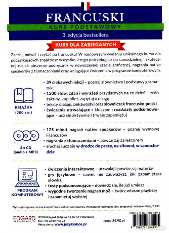 Francuski Kurs Podstawowy + Cd - Opracowanie Zbiorowe [KSIĄŻKA]