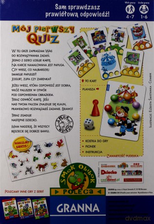 Gra Mój Pierwszy Quiz [GRA]