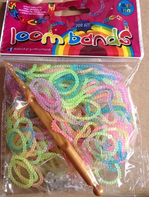 Gumki Loom Bands 200 Szt Glowing [ZABAWKA]