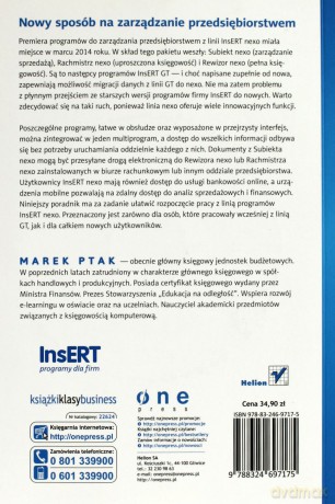 Insert Nexo Subiekt Rachmistrz Rewizor - Marek Ptak [KSIĄŻKA]