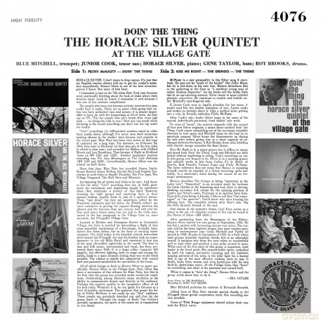 Horace Silver Quintet: Doin' The Thing At The Village Gate [Winyl]